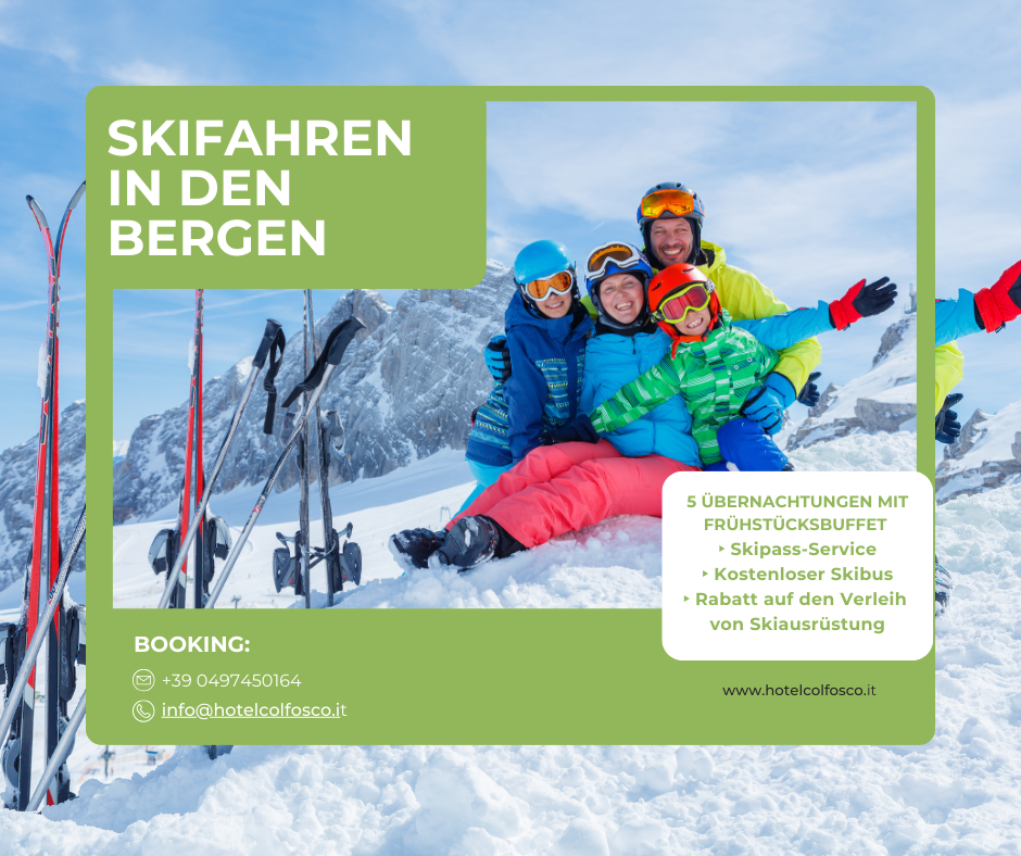Skifahren in den Bergen