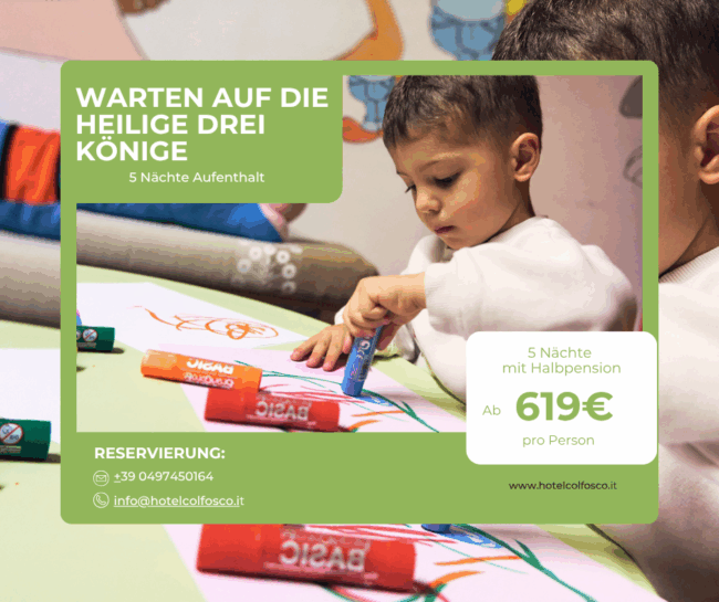 Dreikönigs-Wochenende in den Dolomiten